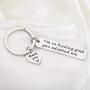 HOLLP Adopted Father Adopted Mother Gift Adoption Jewelry Im so Fucking Glad You Adopted Me Keychain Stepfather Stepmother Gift