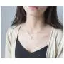 Small Cross Pendant Necklace for Women Girls Men S925 Sterling Silver White Gold Plated Tiny Polished Crucifix Chain Simple Pray Personalized Jewelry Best Friend Gift Box 18''