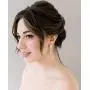 SWEETV Teardrop Wedding Bridal Earrings for Brides Birdesmaids, Crystal Drop Dangle Earrings for Women Wedding Bridal Jewellery, Silver/Rose Gold SWEETV Teardrop Wedding Bridal Earrings for Brides Birdesmaids, Crystal Drop Dangle Earrings for Women Wedding Bridal Jewellery, Silver/Rose Gold