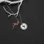 Gzrlyf Flamingo Necklace Stand Tall and Be Fabulous Flamingos Jewelry Inspirational Gifts