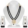Aheli Wedding Party Faux Kundan Pendant Beads Necklace Earrings Set Bollywood Party Indian Jewelry for Women