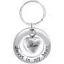 NextStone Family Stainless Steel Always in My Heart Ashes Urn Necklace Heart Pendant Keychain Cremation Jewelry Gift
