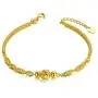 18K Gold Bracelets for Women, Dainty Yellow Gold Diamond Cut Ball Bracelets, Italian Mesh Chain Anniversary Jewelry Gift for Her, Wife, Mom, Girls 18K Gold Bracelets for Women, Dainty Yellow Gold Diamond Cut Ball Bracelets, Italian Mesh Chain Anniversary Jewelry Gift for Her, Wife, Mom, Girls
