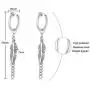 VNOX 3 Pcs/Set Mens Womens Minimalist Clip On Earrings Non Piercing Cross Charm Dangle Hinged Stud Earrings VNOX 3 Pcs/Set Mens Womens Minimalist Clip On Earrings Non Piercing Cross Charm Dangle Hinged Stud Earrings