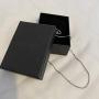 Newborn Jewellery 925 Sterling Silver Durable Italian Box Chain Necklace Rhodium Plated 0.9mm (16.5''-21.7'')