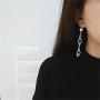 Infinity Love Heart Dangle Drop Earrings Asymmetry Double Heart Cool Pistol Handcuffs Earrings Stud for Couple Women Girls