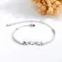Cupimatch Butterfly Wrist Link Bracelet, Adjustable Stainless Steel Butterfly Charm Cuff Bangle Chain 8 Inch Fashion Jewelry for Women Girls Cupimatch Butterfly Wrist Link Bracelet, Adjustable Stainless Steel Butterfly Charm Cuff Bangle Chain 8 Inch Fashion Jewelry for Women Girls