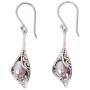 NOVICA Silver White Cultured Freshwater Pearl .925 Silver Dangle Earrings