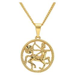 yfstyle 12 Zodiac Necklaces for Women Girls 18k Gold Plated Constellation Coin Pendant Horoscope Necklace Adjustable Scorpion Aquarius Leo Gift for Her Birthday Valentine’s Day Gifts