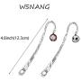 WSNANG Jack and Sally Nightmare Before Christmas Necklace Halloween Jewelry Romantic Gift
