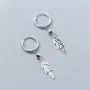 Minimalist Leaf Dangle Small Hoop Earrings for Women Girls 925 Sterling Silver with Charm Engraved Fashion Cute Ball Bead Drop Cartilage Hypoallergenic Fashion Unique Jewelry Minimalist Leaf Dangle Small Hoop Earrings for Women Girls 925 Sterling Silver with Charm Engraved Fashion Cute Ball Bead Drop Cartilage Hypoallergenic Fashion Unique Jewelry