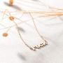 Mevecco Fuck Necklace 14K Gold Plated Inspirational Necklace Friendship Personalized Customization Necklace Jewelry Gift for Her