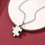 FaithHeart Puzzle Matching Necklace Personalized Custom BFF Pendant Necklaces Set for Women Men Family/Team/Classmates Names Jewelry