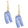 chelseachicNYC Whimsical Charm Dangle Earrings - Blue Butterfly