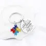 WSNANG Autism Awareness Gift Keychain You are Braver Stronger Smarter Than You Think Keychain Inspirational Jewelry Gifts for Autistic People Autistic Encouragement Gift WSNANG Autism Awareness Gift Keychain You are Braver Stronger Smarter Than You Think Keychain Inspirational Jewelry Gifts for Autistic People Autistic Encouragement Gift