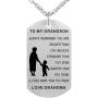 TTVOVO Dad Mom to My Son Daughter Inspirational Necklace Dog Tag Pendant Necklace Always Remember You Are Braver Than You Believe Military Motivational Encouragement Dogtags Jewelry Birthday Love Gift