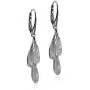 Sterling Silver Imitation Opal Dreams Leverback Earrings Sterling Silver Imitation Opal Dreams Leverback Earrings