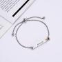 Dainty Personalized Faith Bracelet - FEARLESS - Positive Inspirational Quotes Adjustable Cuff Jewelry For Women, Ideal Gift For Sisters, Niece, Granddaughter, Female friends