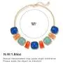 FAMARINE Boho Jewelry Colorful Necklace for Women, Gold Choker Chain Boho Necklace, Wear to Travel Or Wedding FAMARINE Boho Jewelry Colorful Necklace for Women, Gold Choker Chain Boho Necklace, Wear to Travel Or Wedding