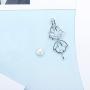 LGSY Sterling Silver Lotus Pearl Cage Pendants for Women, Essential Oil Diffuser Lockets for Pearl Jewelry