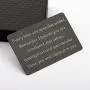 FUSTMW Inspirational Gift Metal Wallet Card Insert Remember I Love You and Believe in You Encouragement Gift for Son Daughter FUSTMW Inspirational Gift Metal Wallet Card Insert Remember I Love You and Believe in You Encouragement Gift for Son Daughter