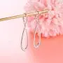 S925 Sterling Silver Vertical Drop Dangle Earrings Gift for Women Teenage Girls