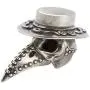 KOGOGO Gothic Plague Doctor Necklace Dr.Beak Bird Skull Pendant Mens Costume Prop