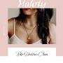 Haloty Boho Choker Necklace Short Love Pendant Necklaces Chain Jewelry for Women and Girls (Silver)
