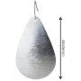 Brushed Gold or Silver Light Weight Teardrop Earring | SPUNKYsoul Collection