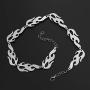Hip Hop Unisex Flame Necklace - Streetwear Choker Necklace Accessory Hip Hop Cool Chain Necklace Perfect Gifts For Hip Hop Male Female Lovers (Necklace-women)