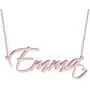 Custom Name Necklace 18K Gold Plated Sterling Silver Personalized Script Nameplate Jewelry Gift for Women