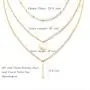 Layered Choker Necklace,18K Gold Plated Stainless Steel Cubic Zirconia Triangle Geometric Pendant Necklace Coin Disc Bar Pendant Beaded Chain Layer Necklace for Women Girls Layered Choker Necklace,18K Gold Plated Stainless Steel Cubic Zirconia Triangle Geometric Pendant Necklace Coin Disc Bar Pendant Beaded Chain Layer Necklace for Women Girls