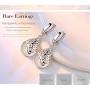Moonlight Opal Tears Drop Silver-plated Hypoallergenic Ear Jewelry Earrings,Fashion Drop Earrings for Women Girls Gift Collection
