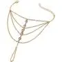 Suyi Finger Ring Bracelet Hand Harness Chain Bracelet Rhinestone Gifts for Women Girls Suyi Finger Ring Bracelet Hand Harness Chain Bracelet Rhinestone Gifts for Women Girls