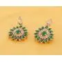 Touchstone Indian Bollywood Desire Traditional Indian Floral Motif Pear Shape Rhinestones Designer Jewelry Chandelier Earrings In Antique Gold Tone For Women. Touchstone Indian Bollywood Desire Traditional Indian Floral Motif Pear Shape Rhinestones Designer Jewelry Chandelier Earrings In Antique Gold Tone For Women.