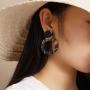 6 Pairs Resin Acrylic Vintage Drop Dangle Stud Earrings Jewelry for Women and Girls(Factory direct sales)