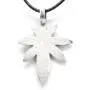 Trilogy Jewelry Pewter Medical Marijuana Pot Leaf Pendant on Leather Necklace Trilogy Jewelry Pewter Medical Marijuana Pot Leaf Pendant on Leather Necklace