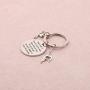 FUSTMW Gymnast Gift Gymnastics Keychain Inspirational Gifts Gymnast Jewelry Gymnastics Class Gift Birthday Jewelry for Teens