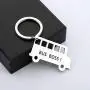 SEIRAA Bus Boss Keychain Bus Driver Gift Drive Safe Jewelry Appreciation Gift for School Bus Driver SEIRAA Bus Boss Keychain Bus Driver Gift Drive Safe Jewelry Appreciation Gift for School Bus Driver