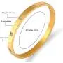 LINFENG Womens Love Bangle Bracelet Gold Plated Stainless Steel Hinged Bracelets,Jewelry Friendship Gift LINFENG Womens Love Bangle Bracelet Gold Plated Stainless Steel Hinged Bracelets,Jewelry Friendship Gift