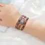 Plumiss Boho Handmade Natural Stone 3 Wrap Bracelet for Women Colection