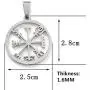 jewelry world Stainless Steel Viking Icelandic Vegvisir Helmet Horror in Runic Circle Pendant Necklace Magical Staves Compass Rune Amulet Necklace jewelry world Stainless Steel Viking Icelandic Vegvisir Helmet Horror in Runic Circle Pendant Necklace Magical Staves Compass Rune Amulet Necklace