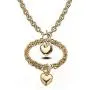 Heart Pendant Necklace and Bracelet Chain Set Gold Silver Stainless Steel Love Heart Pendant Choker Necklace with Toggle Clasp for Women Girls Gifts Heart Pendant Necklace and Bracelet Chain Set Gold Silver Stainless Steel Love Heart Pendant Choker Necklace with Toggle Clasp for Women Girls Gifts