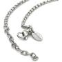 Controse Stainless Steel Skull and Roses Necklace 15” - 17'' Adjustable