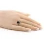 Gem Stone King 925 Sterling Silver Black Onyx Womens Engagement Ring (2.60 Cttw Oval 9X7MM Available 5,6,7,8,9)