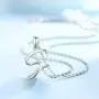 EUDORA Sterling Silver Necklace 26 Letters Alphabet Personalized Charm Pendant with 18inch O-Ring Chain EUDORA Sterling Silver Necklace 26 Letters Alphabet Personalized Charm Pendant with 18inch O-Ring Chain