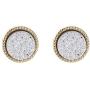 6 Pairs Women Crystal Stud Earrings Hypoallergenic Geometry Shiny Druzy Ear-ring Men boys Fashion Jewelry for girls