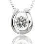 ARINZA Sterling Silver Necklaces for Women Dancing Diamond & Swarovski Cubic Zirconia Pendant Necklace Silver Chain 18, Jewelry for Women Girl ARINZA Sterling Silver Necklaces for Women Dancing Diamond & Swarovski Cubic Zirconia Pendant Necklace Silver Chain 18, Jewelry for Women Girl