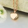 XIUDA Heart Cremation Necklace with Memorial Pendant Cremation Jewelry for Ashes Premium Stainless Steel Ashes Keepsake