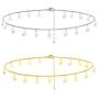 Gold Star Choker Necklace Silver Star Necklace for Women Dainty Choker Necklace Silver Gold Choker Necklaces Brandy Melville Jewelry